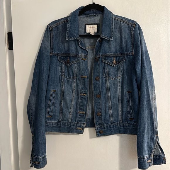 Dark Denim Jean Jacket - Picture 1 of 4